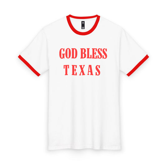 God Bless Texas Ringer Tee